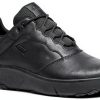 Geox Mens Sneakers Breathable Lace Up Black Coffee-0