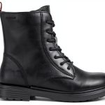 Geox Girls Boots Breathable Black Kids Footwear-0