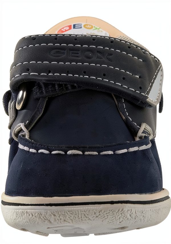 Geox Boys Navy Sneakers Breathable Waterproof Sole-2