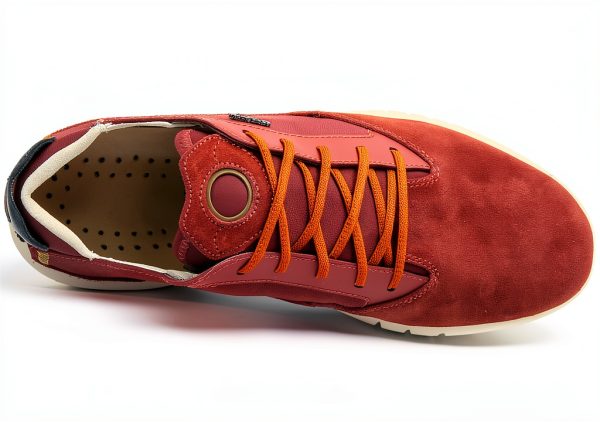 Geox Mens Sneakers Leather Breathable Comfort Walking Shoes-4