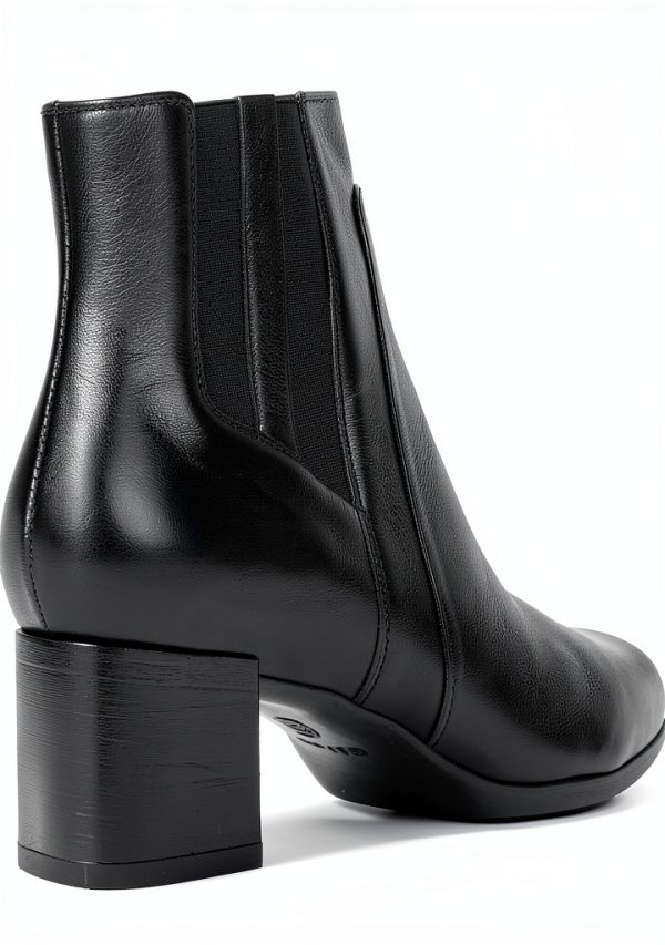 Geox Womens Black Ankle Boots Breathable Comfortable-7