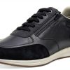 Geox Mens Sneakers Breathable Comfort Navy Coffee Sizes-0