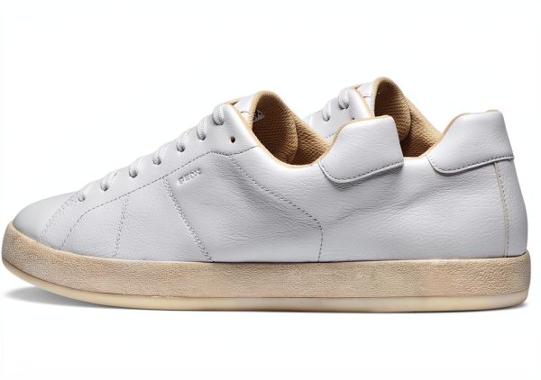 Geox Mens Breathable Sneakers White Black Sizes Available-9