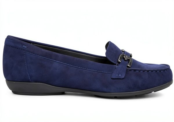 Geox Womens Loafers Breathable Slip On Comfortable Footwear-1