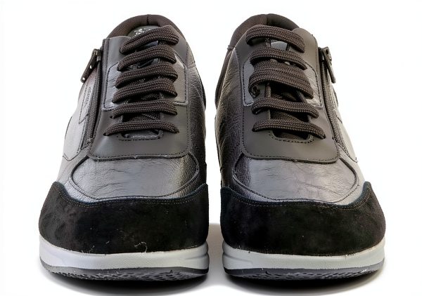 Geox Mens Breathable Comfortable Sneakers Black Size 12-4