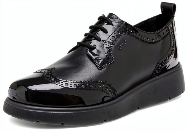 Geox Womens Oxfords Breathable Lightweight Lace Up Shoes-0