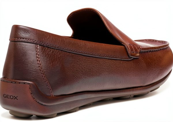 Mens Slip On Loafers Lightweight Comfortable Coffee Black-5