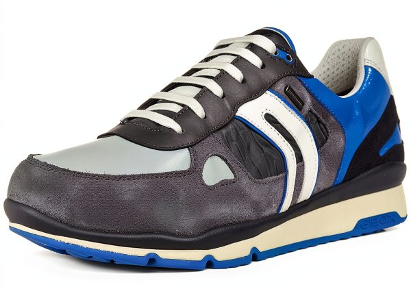Geox Mens Sneakers Lightweight Cushioned Leather Insole-0