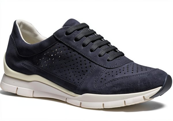 Geox Womens Suede Sneakers Breathable Lightweight Fashion-0