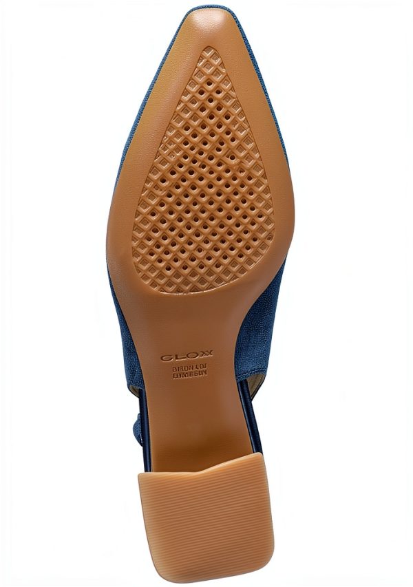 Geox Womens Breathable Pumps Dk Avio Black Gold Sizes-1