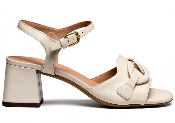 Geox Womens Heeled Sandals Breathable Buckle Strap-3