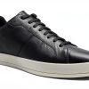 Geox Mens Breathable Sneakers Black White Sizes Available-5