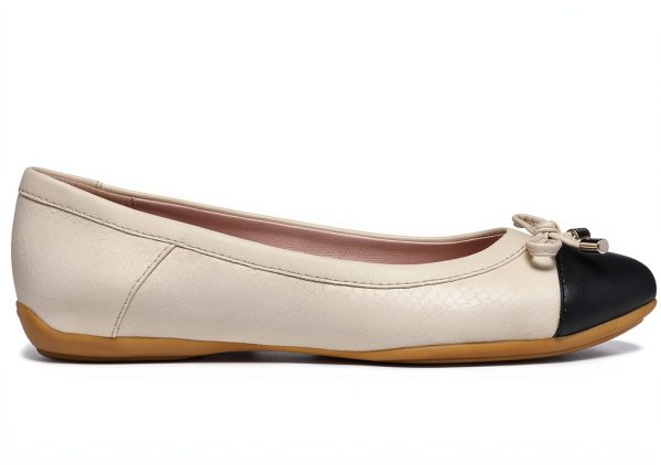 Geox Womens Flats Breathable Comfortable Black Shoes-2