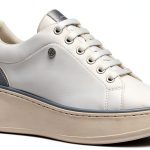 Geox Womens Breathable Sneakers Lace Up Zip Closure-0