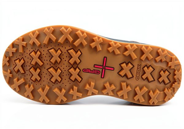 Geox Breathable Mens Boots Military Black Toffee Black-4