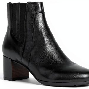 Geox Womens Black Ankle Boots Breathable Comfortable-0