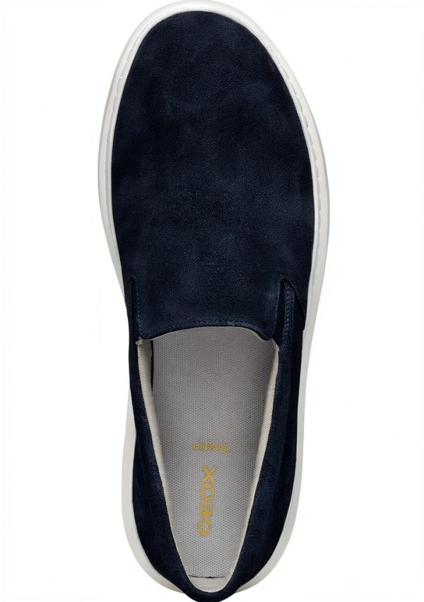 Geox Navy Mens Sneakers Breathable Comfortable Size 6.5 9 10-4