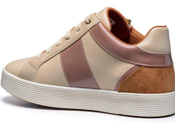 Geox Breathable Womens Shoes Beige Size 6 to 9.5-4