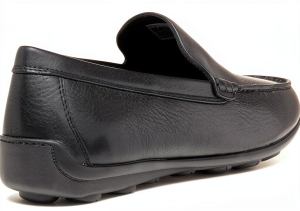 Mens Slip On Loafers Lightweight Comfortable Black Coffee-5