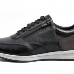 Geox Mens Breathable Comfortable Sneakers Black Size 12-0