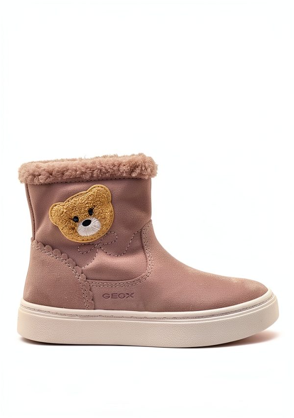 Geox Girls Boots Dark Beige Flexible Cold Protection-2