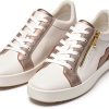 Geox Womens Sneakers Breathable Optic White Nude Size 85-7
