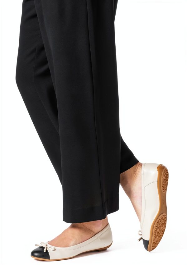 Geox Womens Flats Breathable Comfortable Black Shoes-1