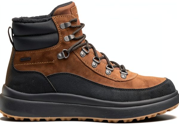 Geox Mens Breathable Western Boots Toffee Black Military-1