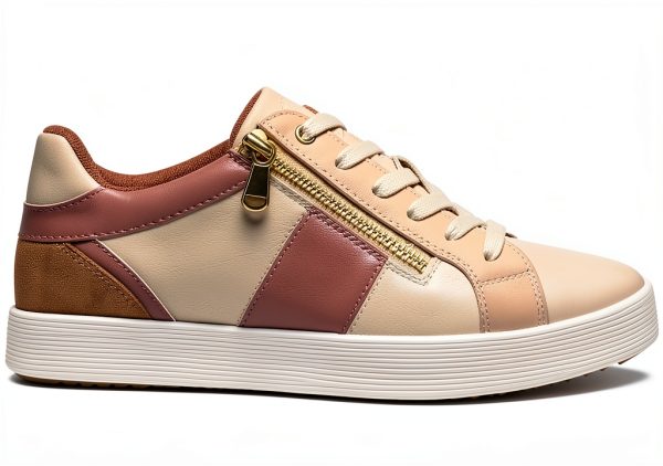 Geox Breathable Womens Shoes Beige Size 6 to 9.5-0