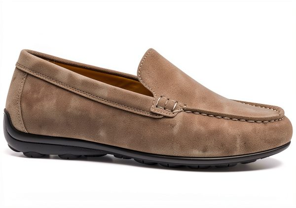 Pavo Mens Loafers Slip Ons Dove Grey Coffee Black Sizes-3