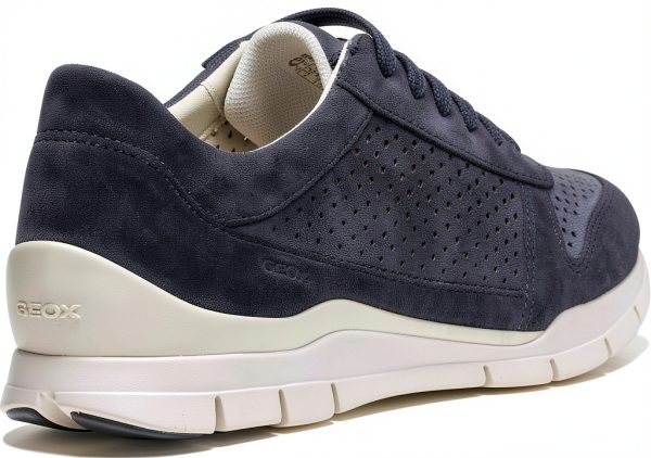 Geox Womens Suede Sneakers Breathable Lightweight Fashion-5