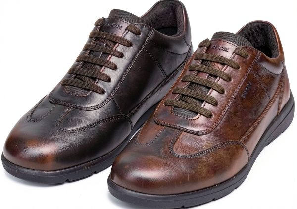 Geox Mens Black Sneakers Breathable Comfortable Sizes-6