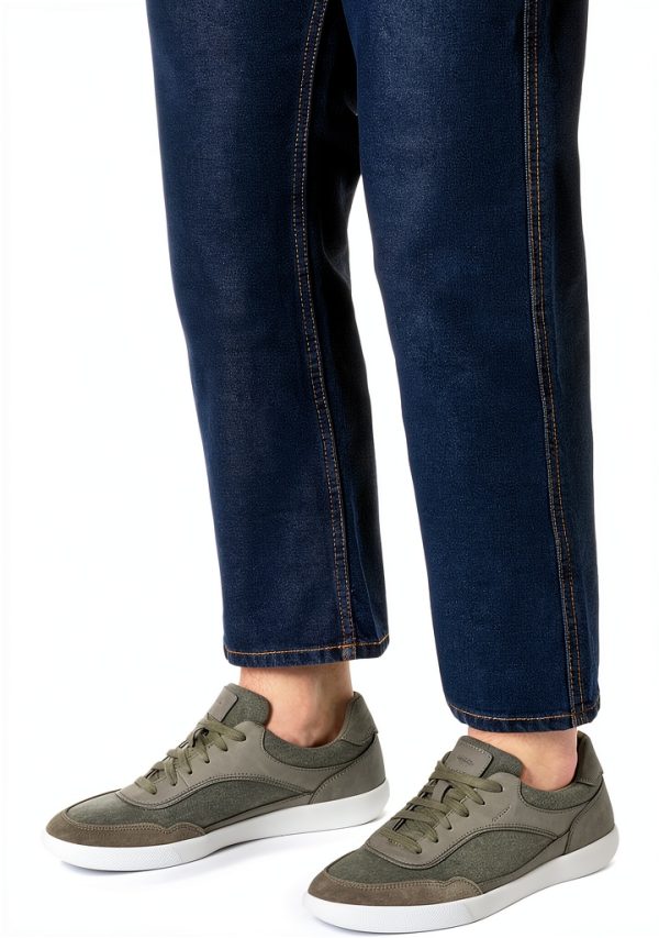 Geox Mens Breathable Sneakers Navy Dk Navy Fashion Footwear-1