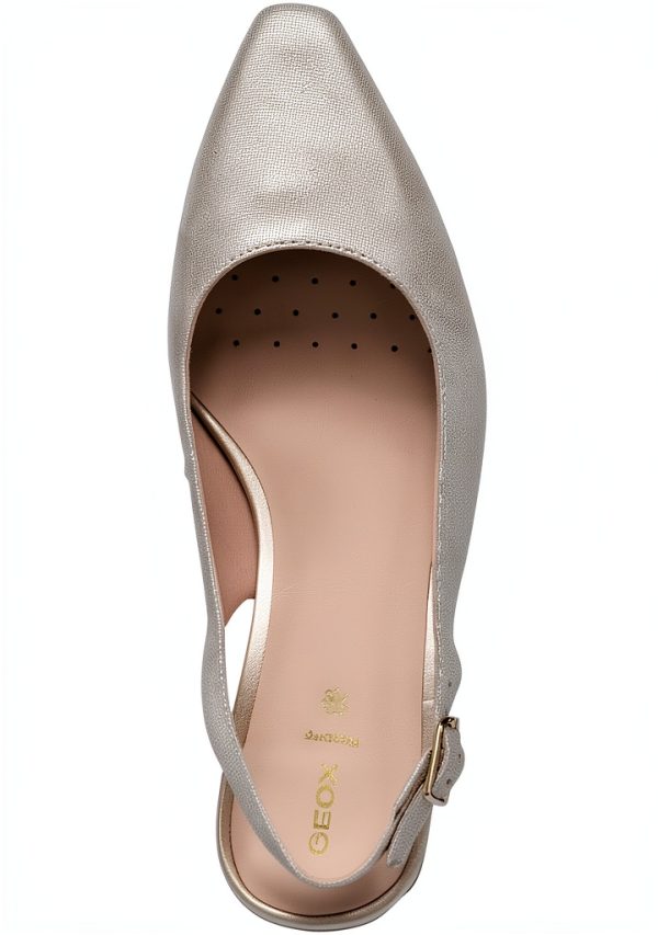 Geox Womens Pumps Breathable Heel Buckle Strap Adjustable-4