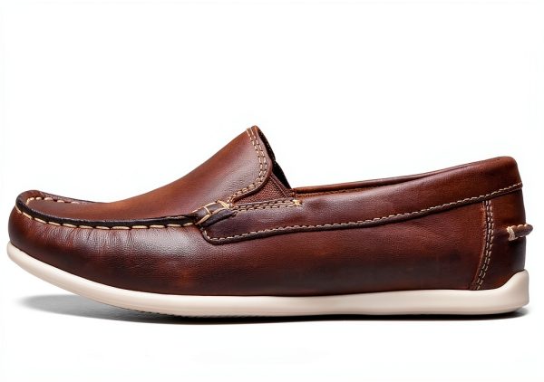Florsheim Kids Jasper Venetian Loafers Leather Moc Toe-3