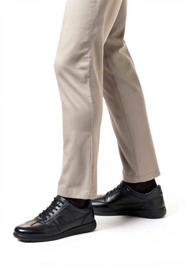 Geox Mens Black Sneakers Breathable Comfortable Sizes-1