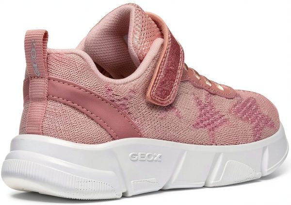Geox J ARIL Girl Sneakers Pink Breathable Lightweight-7