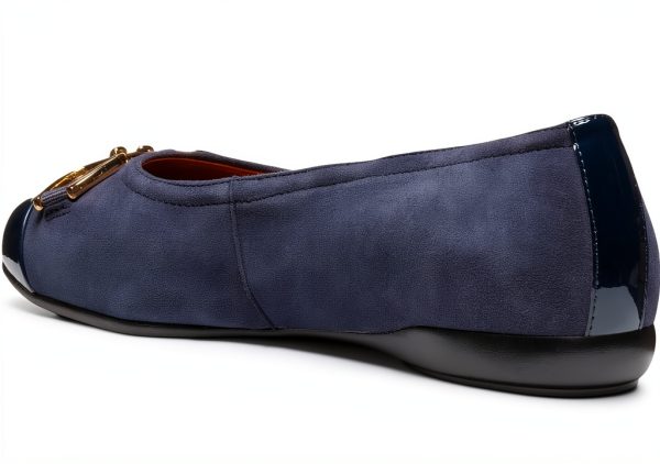 Geox Womens Shoes Breathable Easy On Footwear Black Navy-3
