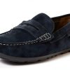 Geox Boys Navy Loafers Breathable Waterproof Kids Shoes-0