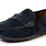 Geox Boys Navy Loafers Breathable Waterproof Kids Shoes-0