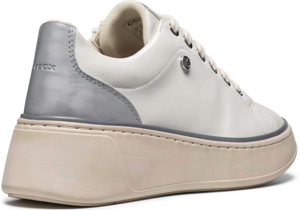 Geox Womens Breathable Sneakers Lace Up Zip Closure-6