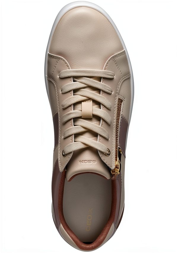 Geox Breathable Womens Shoes Beige Size 6 to 9.5-6