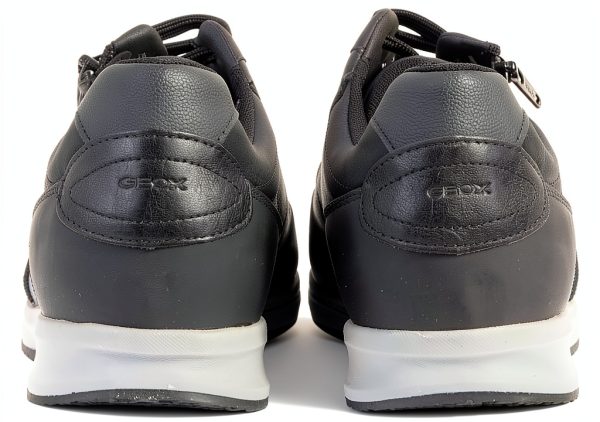 Geox Mens Breathable Comfortable Sneakers Black Size 12-3