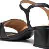 Geox Womens Heeled Sandals Breathable Comfortable Black-6