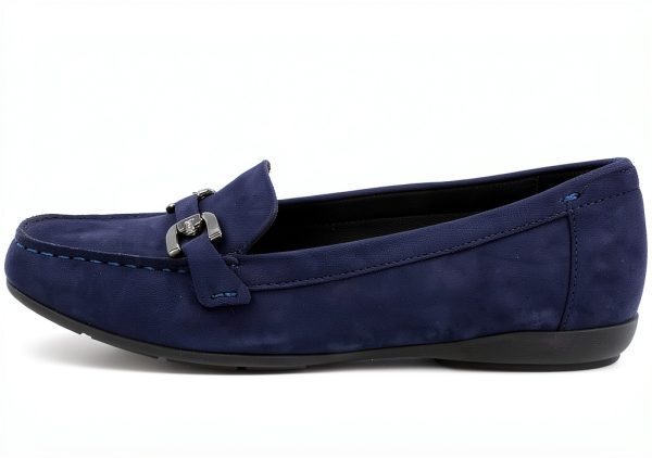 Geox Womens Loafers Breathable Slip On Comfortable Footwear-0