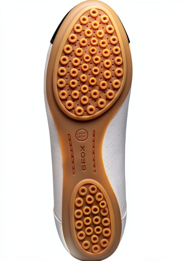 Geox Womens Flats Breathable Comfortable Black Shoes-5