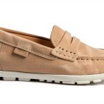 Geox Boys Loafers Light Beige Navy White Kids Casual Shoes-0