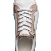 Geox Womens Sneakers Breathable Optic White Nude Size 85-5