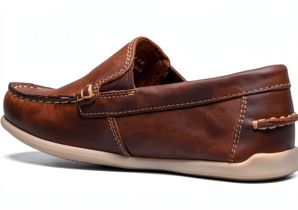 Florsheim Kids Jasper Venetian Loafers Leather Moc Toe-4