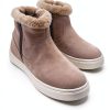 Geox Girls Boots Dark Beige Flexible Cold Protection-1